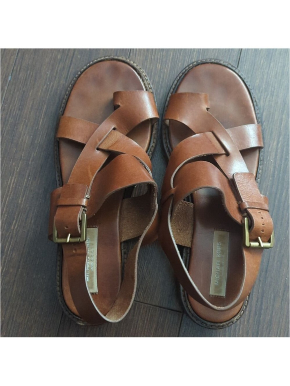 Michael Kors Leather Sandals - Picture 7 of 7